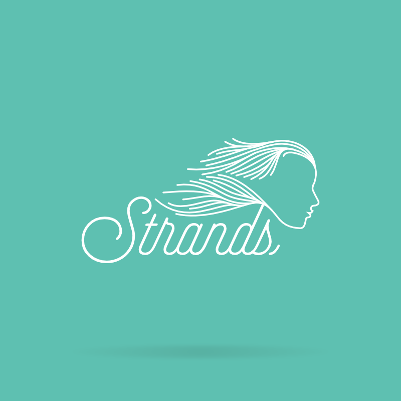 Strands Salon Logo Template