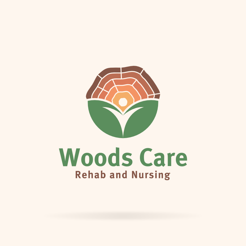 Woods Care Medical Logo Template