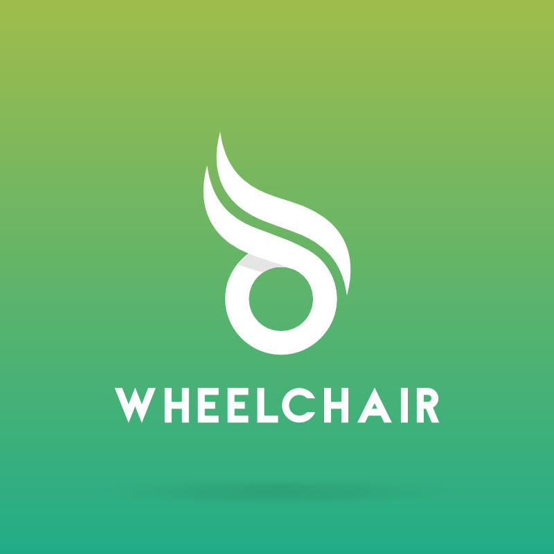 Wheelchair Medical Logo Template