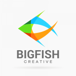 Big fish creative Art Logo Templates